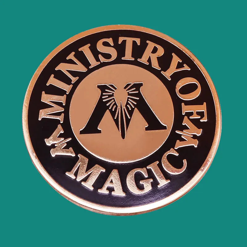 Ministry Of Magic Lapel Enamel Pins Wizarding World Brooch Badges ...