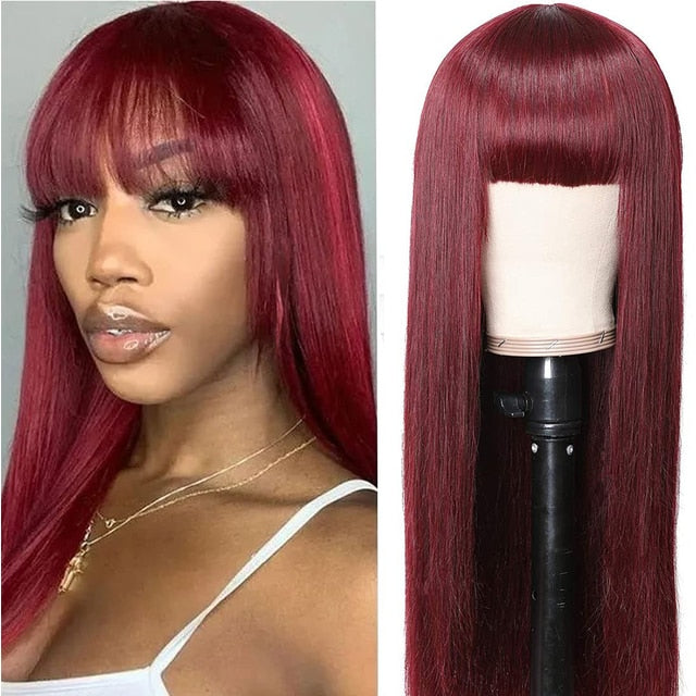 Fashion Mid-point Scalp Black Long Straight Hair Anime Wig Stage  Performance Cos Wigs