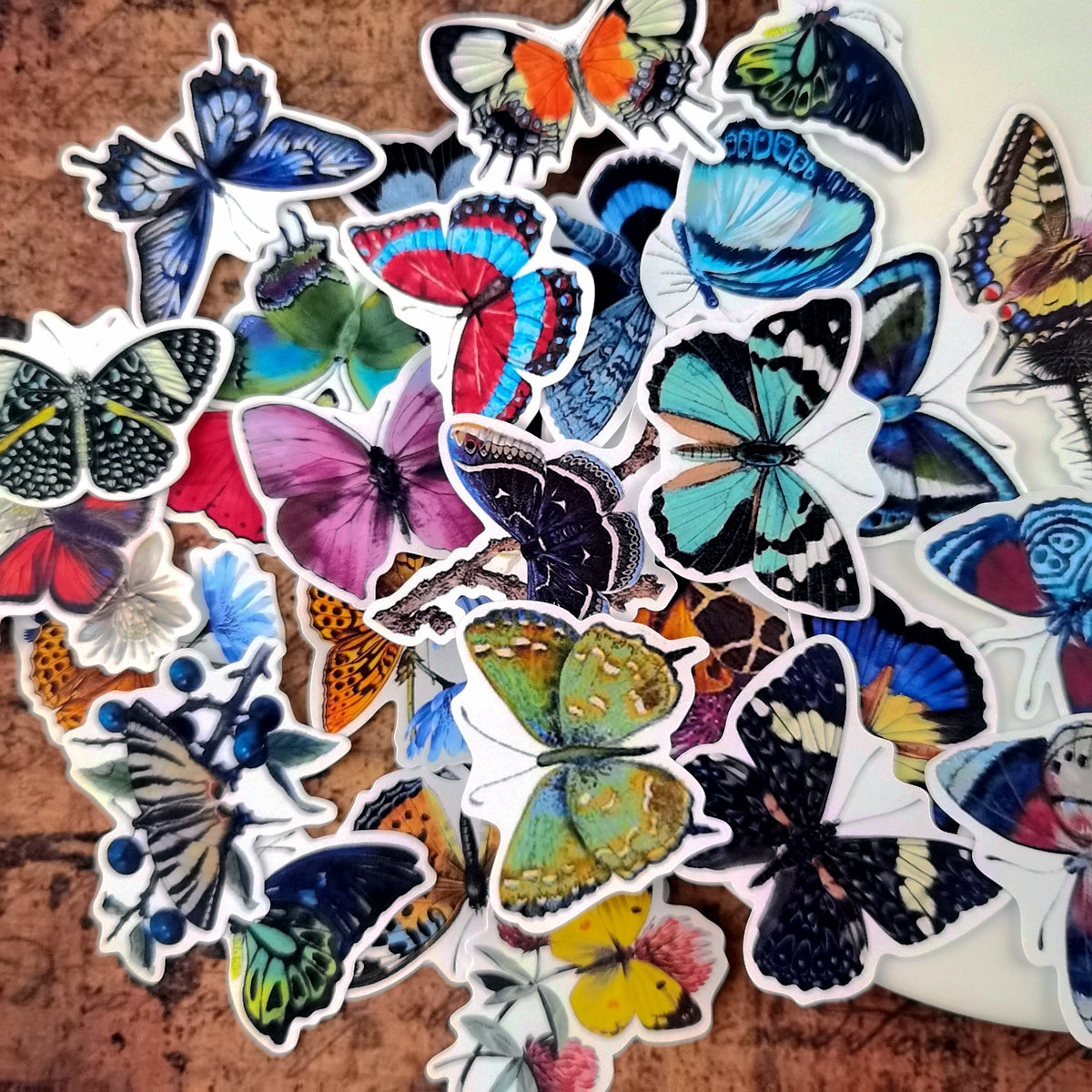 31pcs Butterfly Stickers Scrapbooking Stickers Woodland Gatherer AUST