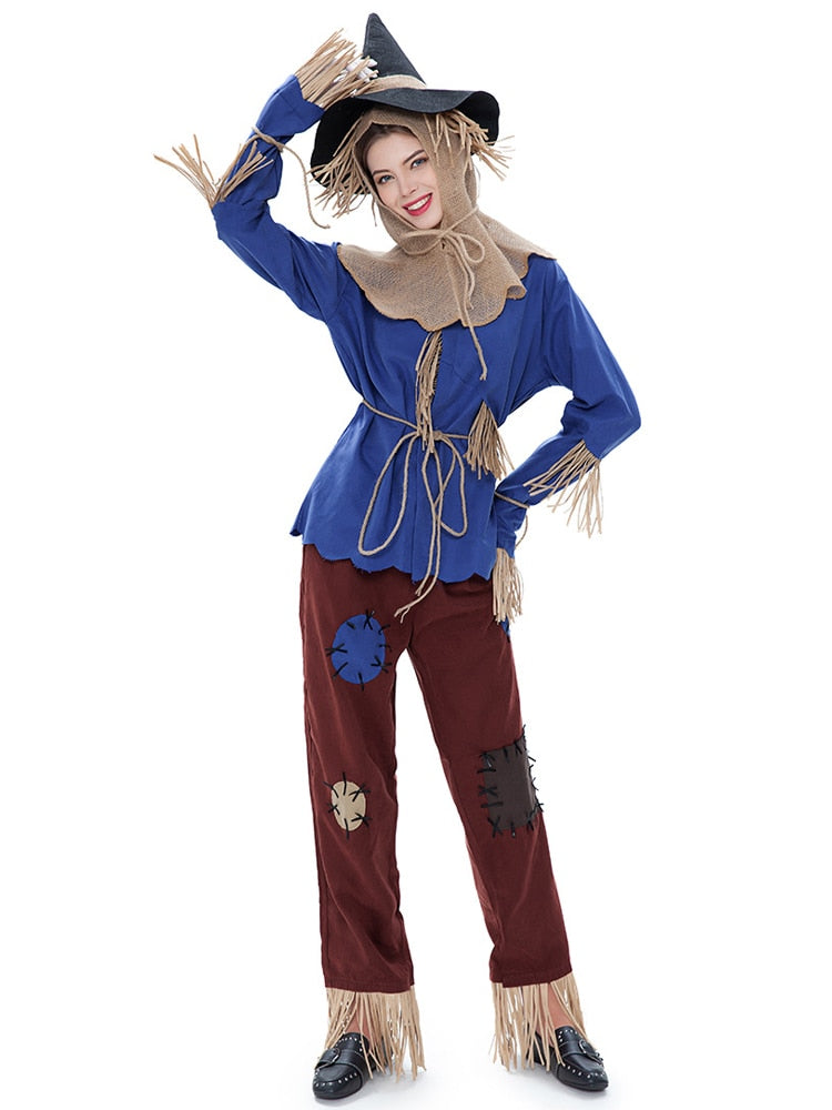 The Wizard of Oz Scarecrow Adult Unisex Cosplay Costume Afterpay Humm ...