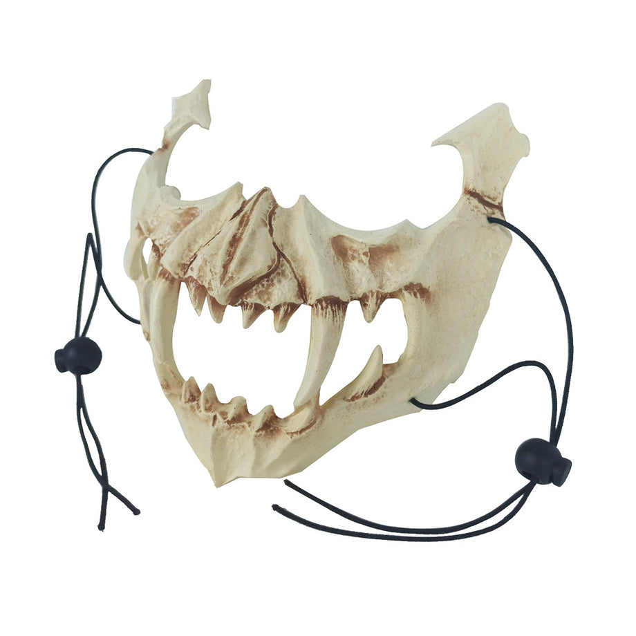 Buy Wholesale China Half Face Mask Cosplay Animal Skeleton Mask