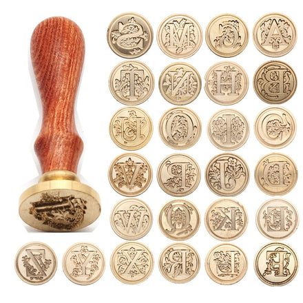 Custom Two initials with date Wax Seal Stamp,Custom Wax Seal Stamp,wedding  invitation seals,wedding gift,personalised wood stamp - Price history &  Review, AliExpress Seller - Sealing Wax Store