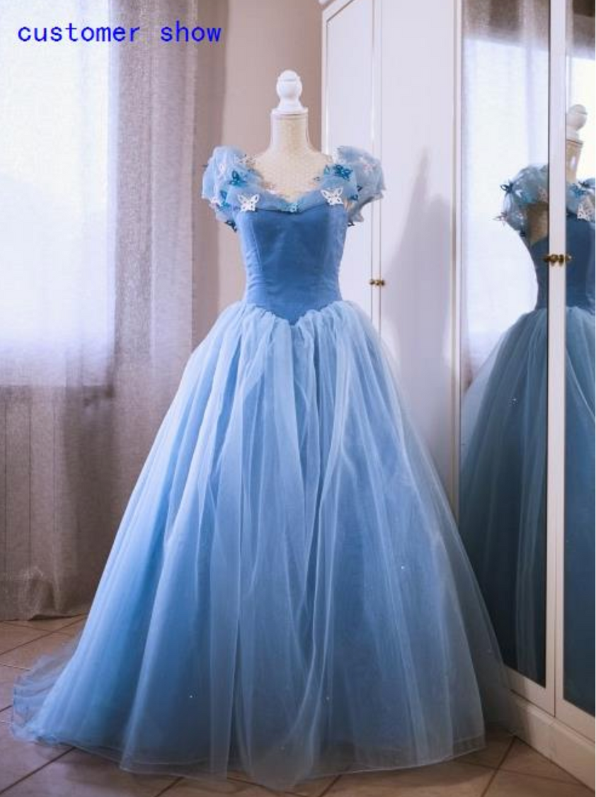 Cinderella Dress | Crystals & Butterflies | Formal Ball Gown ...