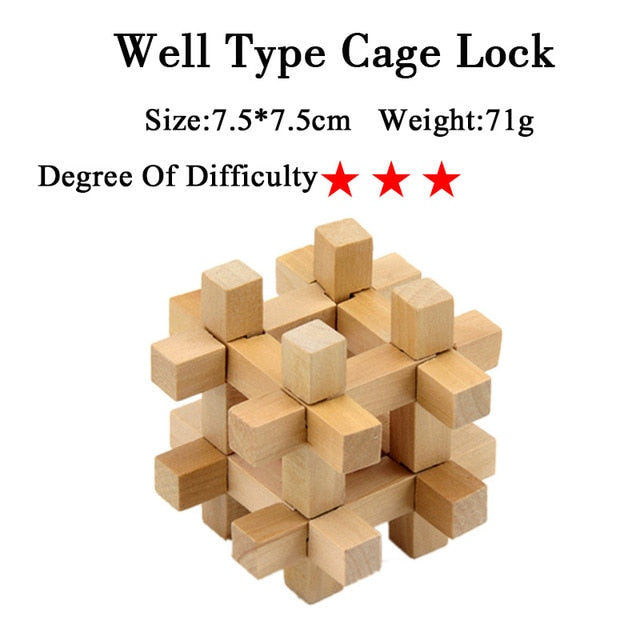 CUDNY Brain Teaser Puzzles 3D Unlock Interlock India